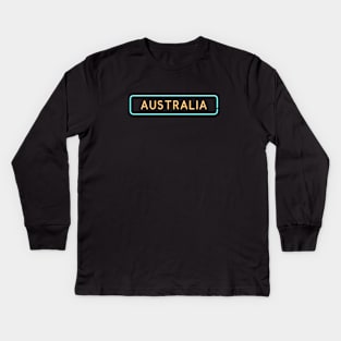 Australia Kids Long Sleeve T-Shirt